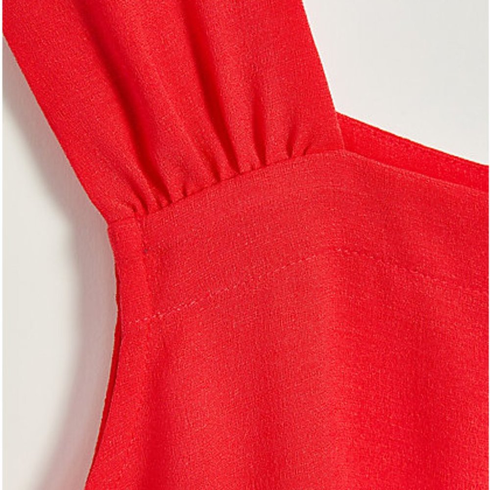 Square Neck Peplum Shell - Picture 2 of 2